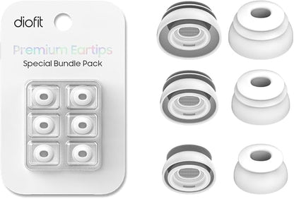Premium Multi-Flange Eartips for AirPods Pro 1&2 (S/M/L) – Always Fits, Never Slips