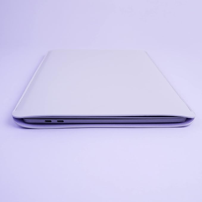 Benfan Laptop Sleeve 14 Inch Compatible with New 14 inch MacBook Pro A2992/2918 M3 A2442, A2779, Surface Laptop 13.5 5th Gen Color Light Purple