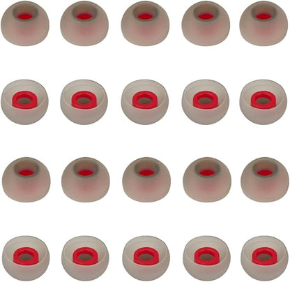 Replacement Earbud Tips Silicone Ear Tips for in- Ear Headphones Rubber Tips Ear Bud Tips,10 Pairs Large