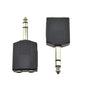 HAHIYO 3 RCA F-2x3.4 RCA F Stereo Plug Interconnect Audio One Male 3.4mm(1/8inch) Two Male 3mm(1/8inch) Adapter Splitter Good Signal Sound Snap Tight Not Wobble for Headphone Guitar Black 2pcs