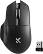 G7 Lightweight Ergonomic Wireless Mouse, PAW3311 12K DPI Sensor, Tri-Mode Connection, Wireless/Wired 1K Polling, 55g Weight, 800mAh Bettery (Black)