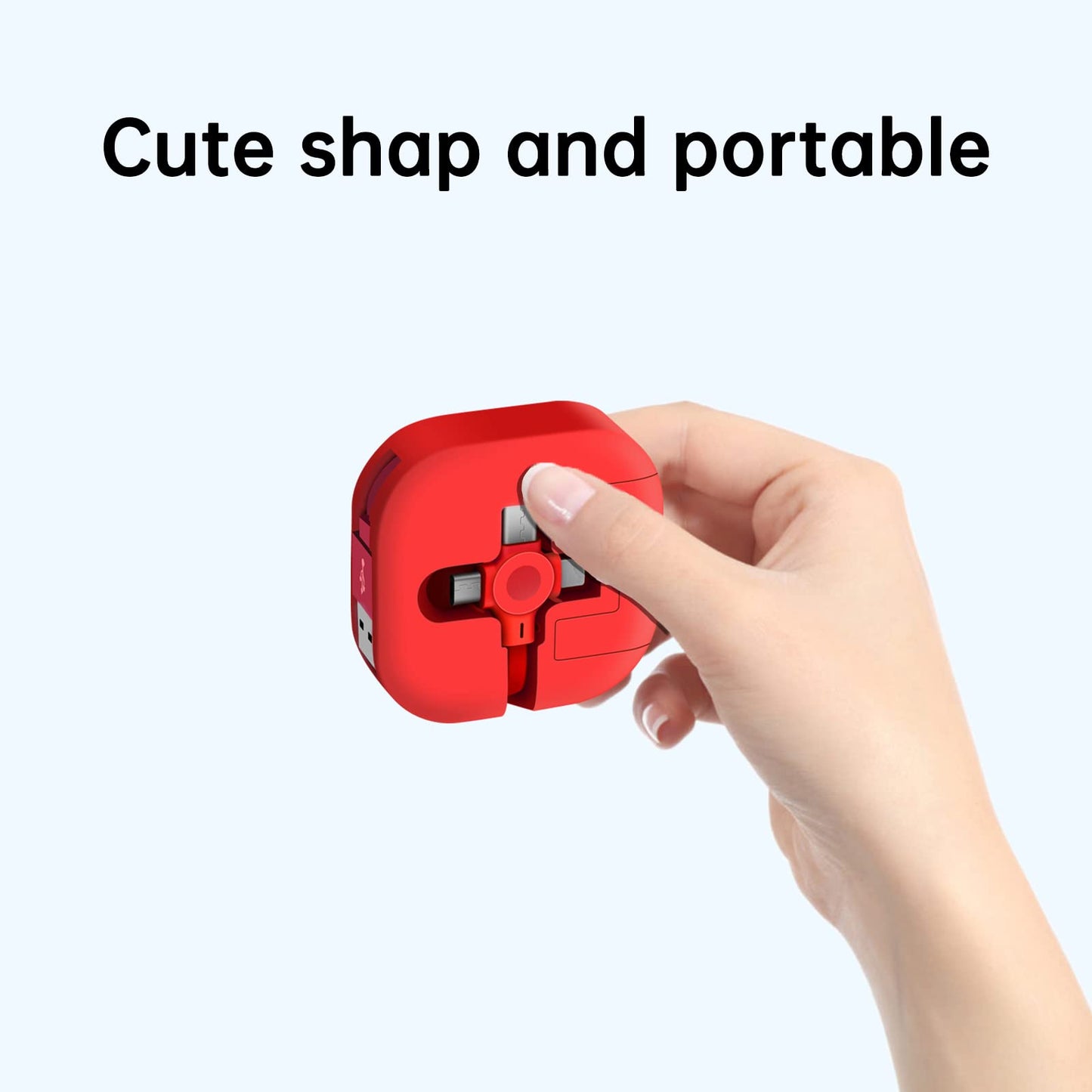 3 Pcs Retractable 3-in-1 Charging Cable,Compatible with All iPhone Models