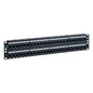 ICC CAT5e RJ45 Patch Panel, 24-Port 1U 19-Inch Rackmount, Black, 1-Pack