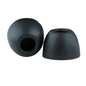 Comply 100 Core Series Memory Foam Replacement IEM Ear Tips, Black, Medium