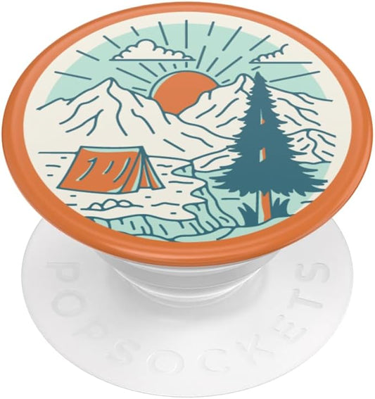 PopSockets Adhesive Phone Grip, Holder, Phone Stand, Nature - Get Outside
