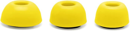 WC TipZ - Upgraded Memory Foam Ear Tips for Airpods Pro Made by Wicked Cushions | Improved Comfort, Tighter Seal, Better Foam Rebound Time | Fits Perfectly in Charging Case | Neon Yellow