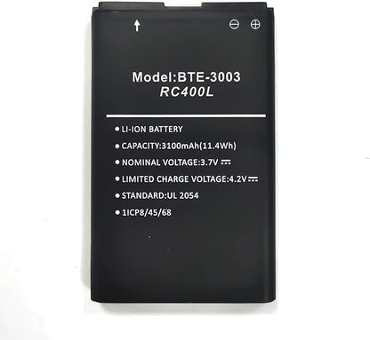 BTE-3003 Battery 3100mAh High Capacity Replacement Li-ion Battery for Veri zon Or bic Speed Mobile Hotspot RC400L BTE-3003