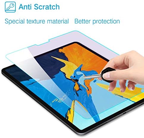 PERFECTSIGHT Anti Blue Light Screen Protector Compatible with iPad Air 5 2022/ Air 4 10.9 inch 2020/ iPad Pro 11 (2022/2021/2020/2018 Model), HD Clear Eye Protection Anti Fingerprint Tempered Glass
