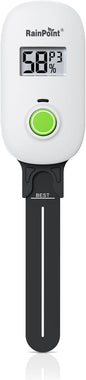 RAINPOINT Smart Digital Wireless Plant Moisture Meter Houseplant Indoor,WiFi Hub Needed,Capacitive Probe,Leave-in Soil Hygrometer Sensor,Real-time Monitor Humidity Tester Outdoor Gardening