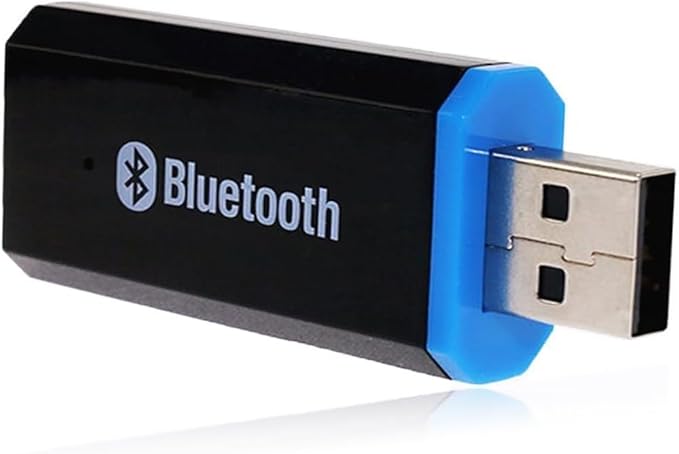 USB Bluetooth Car Adapter,Wireless Audio Adapter Music Receiver for Home,Car Stereo Sound System,Portable Speskers (Aux in) with 3.5mm Cable(Yet-M1)