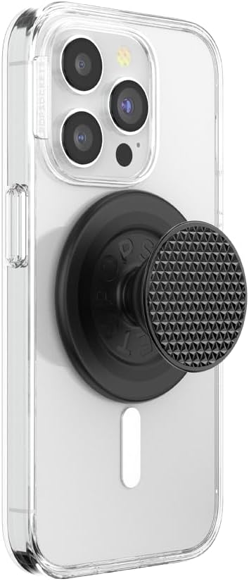 PopSockets Adhesive Phone Grip, Holder, Phone Stand, Black - Translucent Black Smoke