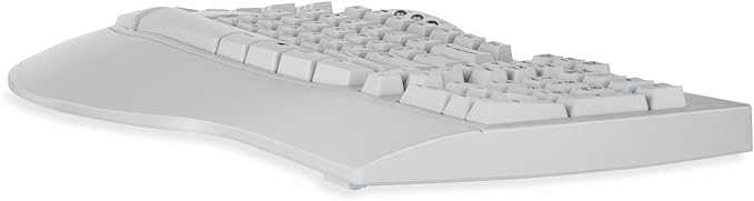 Perixx PERIBOARD-512W Periboard-512 Ergonomic Split Keyboard - Natural Ergonomic Design - White - Bulky Size 19.09"X9.29"X1.73", US English Layout