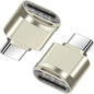 USB C Micro SD Card Reader (Pack of 2 Pcs), BorlterClamp Type C OTG TF Memory Card Reader Compatible with Laptop, MacBook, Tablet, Smartphone