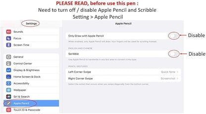 Black Stylus Pen Pencil 1st Gen Generation Replacement for Apple iPad Pro 1st 2nd iPad 1st 2nd 3rd 4th 5th iPad mini 1 2 3 4 iPad Air 1st 2nd iOS Android Capacitive Tablet Touch Screen+Free Holder