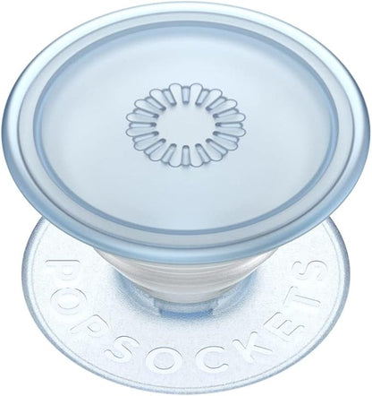 PopSockets Plant-Based Phone Grip with Expanding Kickstand, Adhesive Grip, Eco-Friendly, Cute PopSockets - Ice Blue Transluscent