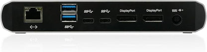 IOGEAR 9 Port Thunderbolt 3 Hub - 4K Dual Display 60Hz - 2 Displayport 1.2-60W Charging for Laptop - 40Gbps Speeds - Integrated Ethernet - 3.5mm Audio - GTD737