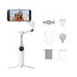 Insta360 Flow 2 Pro Creator Bundle White - Foldable AI Phone Gimbal, Apple DockKit, 360º Pan Tracking, Free Tilt Mode, Built-In Tripod/Selfie Stick, Portable Vlog/Travel Stabilizer, Spotlight, MagSafe