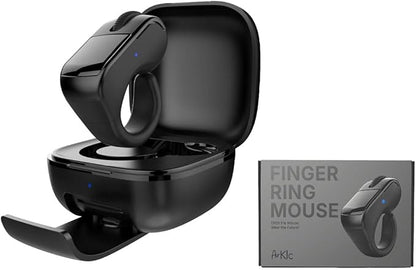 AirKlc Finger Ring Mouse, Bluetooth Touchpad, Cursor Control, Video Scroll, Compatible with PC, Laptop, Mobile, Tablet