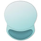 ITNRSIIET Ergonomic Mouse Pad with Comfort Gel Wrist Rest, Non-Slip PU Base, Smooth Textured Surface, Reduces Hand Fatigue & Wrist Pain, 8.7 x 7.2 Inch for Office Gaming Home, Light Green Gradient