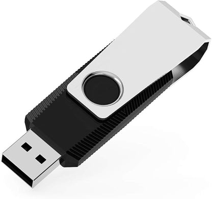 Aiibe 4GB Flash Drive 50 Pack - USB 2.0 Memory Stick Multipack Zip Drive, Black