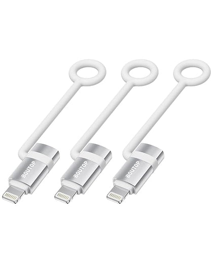 [MFi Certified] USB C to Lightning Adapter, Type C to Lightning Adapter Support 36W PD Fast Charging Compatible with iPhone iPad Silver -3 Pack