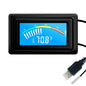 KETOTEK Digital Thermometer Temperature Meter Gauge Waterproof Sensor Probe Aquarium Car PC case Incubator Temp Meter 4 Pin Power Supply Celsius/Fahrenheit LCD Display