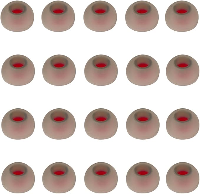 Replacement Earbud Tips Silicone Ear Tips for in- Ear Headphones Rubber Tips Ear Bud Tips,10 Pairs Large