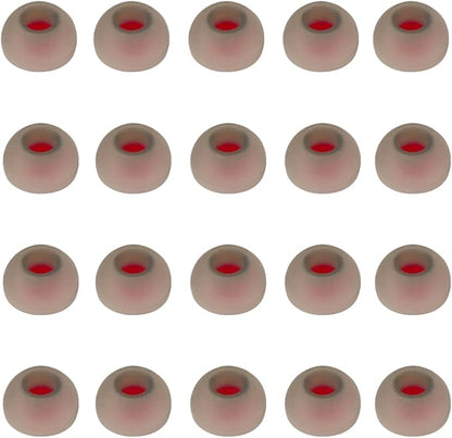 Replacement Earbud Tips Silicone Ear Tips for in- Ear Headphones Rubber Tips Ear Bud Tips,10 Pairs Large