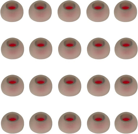 Replacement Earbud Tips Silicone Ear Tips for in- Ear Headphones Rubber Tips Ear Bud Tips,10 Pairs Large
