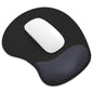 ITNRSIIET Ergonomic Mouse Pad, Cushioned Gel Wrist Rest, Non-Slip Base, Smooth Surface, Compatible with All Mice for Office & Gaming, Desk Accessory, 9.5 x 8.2 inch, Black Gray Gradient
