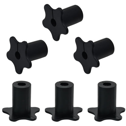 EASYEAH 2pc Black Starlink Cable Grommets 1" Silicone Wire Hole Grommet
