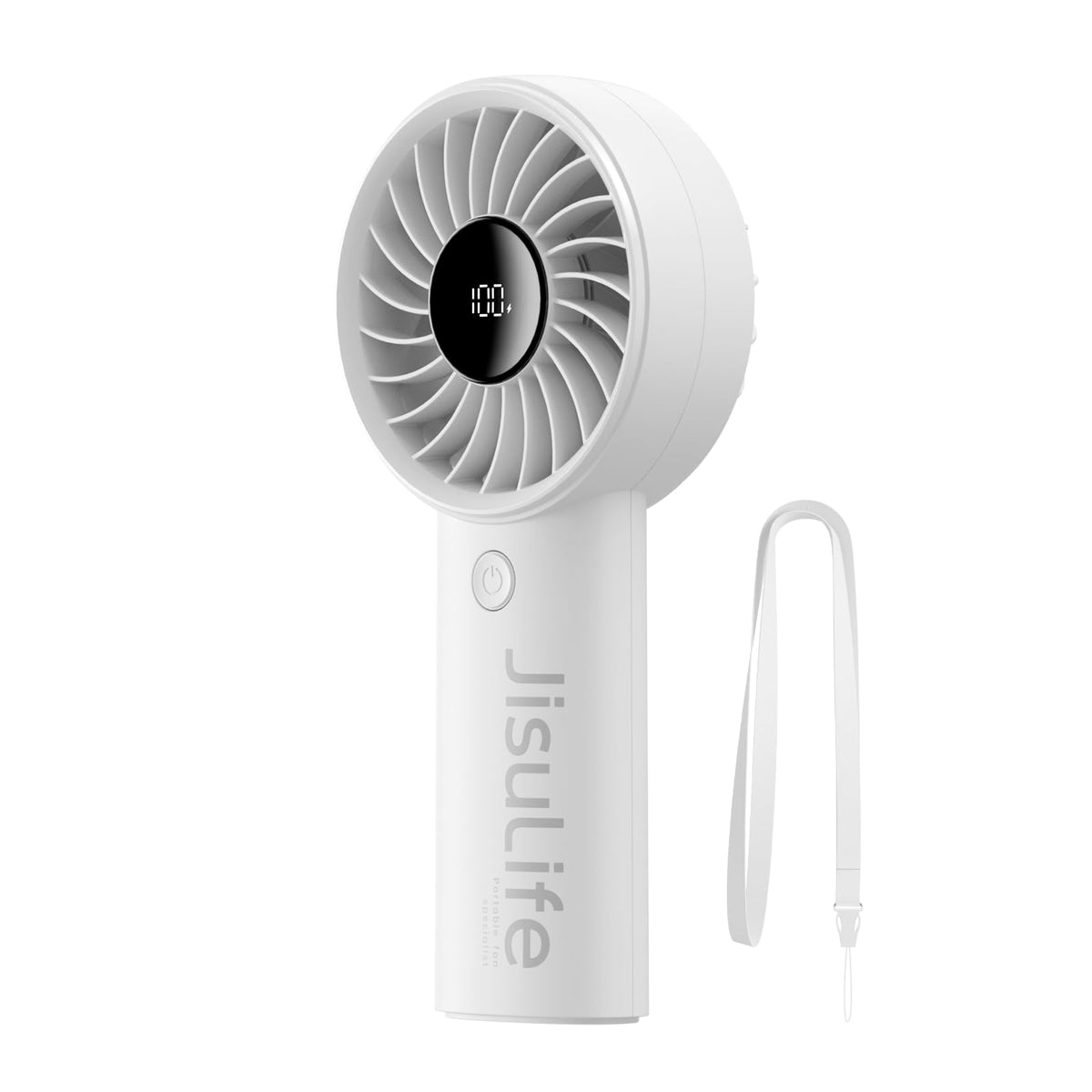 JISULIFE Handheld Portable Fan, 3600mAh Stronger and Longer-Lasting Battery
