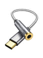 CableCreation USB C to 3.5mm Headphone and Charger Adapter,2 in 1 Charger