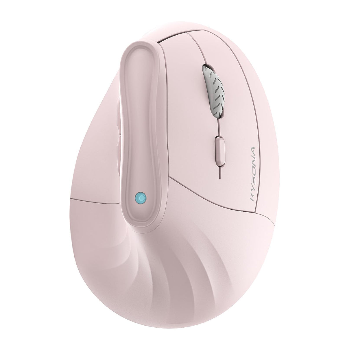KYSONA Ergonomic Mouse Wireless, Bluetooth Vertical Mouse, 5-Level Adjustable DPI, 2.4G Silent Switch Mice for Windows, MacOS, IPadOS, Laptop, PC, Green