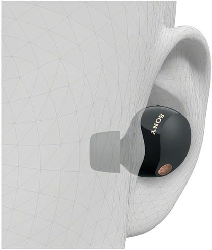 Sony WF-1000XM5 The Best Truly Wireless Bluetooth Noise Canceling Earbuds & in-Ear Headphones with Alexa Built-in, Black