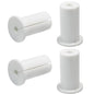 4pc Starlink Cable Grommet 1" Silicone Waterproof Wall Hole Pass Through Split Cable Bushings for TV Wire Ethernet Cord, Starlink Cable Routing Kit Accessories, 52.5mm/2.07" Ht, White