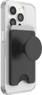 PopSockets Adhesive Phone Wallet and Card Holder with Grip - Black