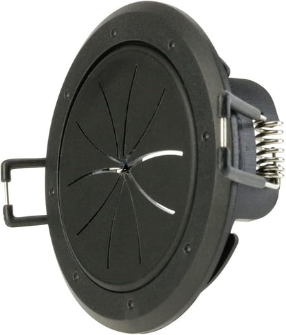Construct Pro Speedy Spring-Lock Cable Pass Through Port, 2 inch Inner Diameter, Black CON6061SPZ