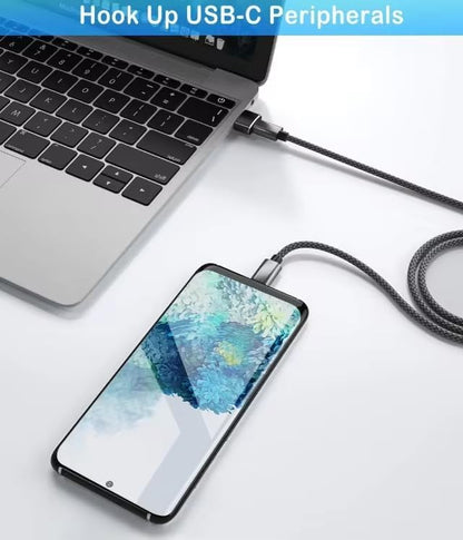 USB C to USB Adaptor 5 Pack,USB to USB C Adapter,Type C Male to A Female Charger Converter Kit Connectors for Laptops, Phones, Tablets, Computers, Electronics