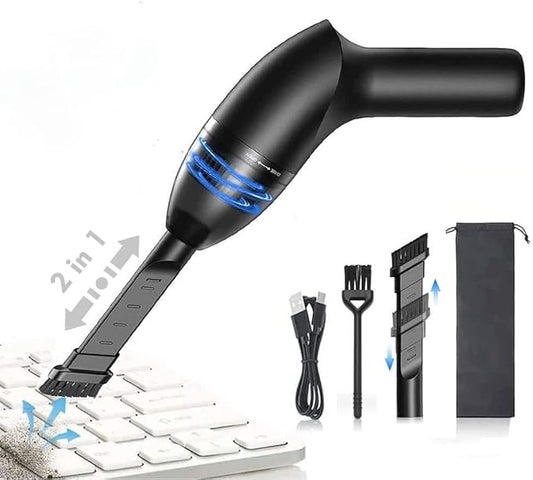 HONKYOB Mini Vacuum Cleaner-Rechargeable,Cordless,Desk Vacuum Cleaner for Dust,Hair,Crumbs,Car,Sewing Machine (H043)
