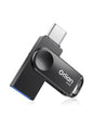 Orlian 64GB USB C Flash Drive Dual USB 3.0 Thumb Drive Type-C & USB-A up to 110MB/S Metal UDP Waterproof Swivel Design Memory Stick for Phone Android Tablet iPhone 15/16/17 Computer PC and More Black
