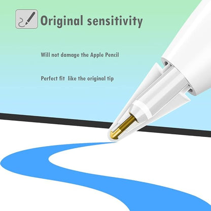 12 PCS Tips for Apple Pencil tip, Apple Pen Tips Compatible with iPad Pencil Tip Nib with Cover Case for Apple Pencil Pro/USB-C/ 1st Gen/ 2nd Generation iPencil(White,Black,Pink,Blue,Purple,Green)