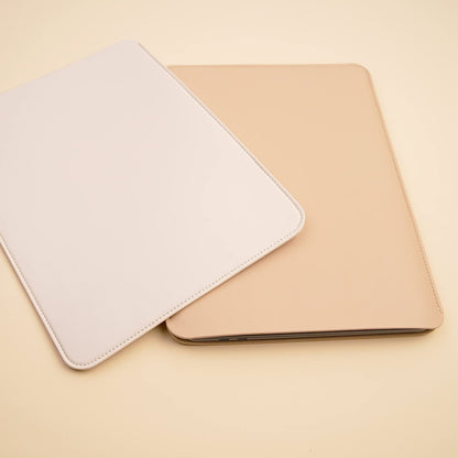 Benfan Laptop Sleeve 15 Inch Compatible with MacBook Pro 16 A2991 M3 A2780 A2485 A2141 MacBook Pro Retina 15 Color Beige