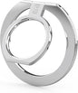 PureGear Magnetic Phone Grip Ring Stand, Magnetic Phone Ring Holder for MagSafe iPhone 16, 16Pro, 16Plus, 16ProMax, 15, 15Plus, 14, 14Pro, 14Pro Max, 13, 12, Adjustable Kickstand (Chrome Silver)