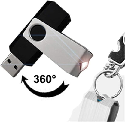 KEXIN 10 Pack 16GB Flash Drive Thumb Drive 16G Bulk USB Drive Memory Stick USB Stick with LED Indicator for Data Storage(Black,10 Pack)