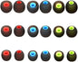 Earbud Silicone Ear Tips Replacement Earbuds Gels for Popular In-Ear Headphones Other Inner Hole 3.8mm - 5.1mm 9 Pairs S/M/L
