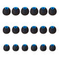Earbud Tips Soft Silicone Earbuds Replacement Tips Fit for in-Ear Headphones(Inner Hole from 3.8mm - 4.2mm Earphones) 9 Pairs S/M/L