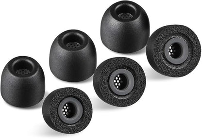 AZLA Foamax Standard (S/MS/M), Foam Earbud Tips, Memory Foam Earbud Tips for Wireless Headphones, Noise Canceling Earbuds Replacement Tips Compatible with Sony, Beats, Samsung, Skullcandy