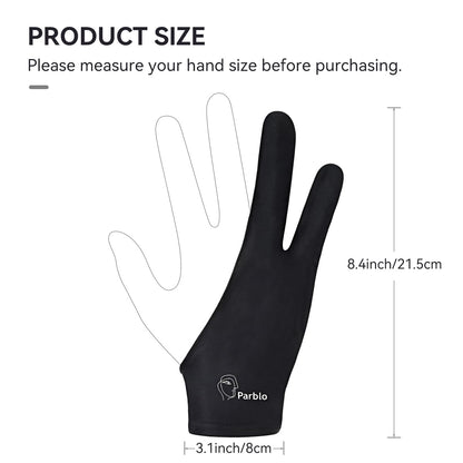 Parblo PR01 Artist Drawing Glove for Drawing Tablet,Fit for Both Right and Left Hand