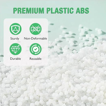 2 Pcs Desk Grommet 2-3/8" / 60 mm, Desk Cord Hole Cover, Cable Grommet ABS Plastic, Desk Hole Grommet for Home & Office Pc, Detachable Adjustable Cable Cord Organizer-Silvery